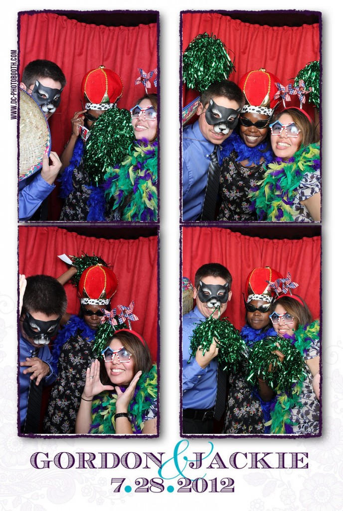 DC Photobooth at Gordon and Jackie's Wedding